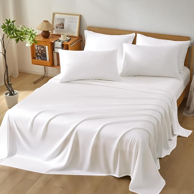 Homiest Cooling Pillow Cases King Size Set of 2, 100% Rayon Derived from Bamboo - Image 6