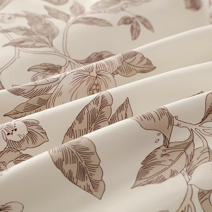 Duvet Cover Set King Size Floral Pattern 600 Thread Count Ultra Soft 100% Long - Image 6