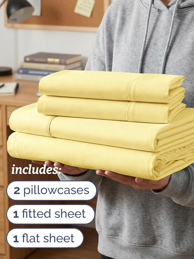 Twin XL 4 Piece Sheet Set - Image 3