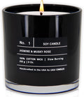 Lulu Candles | Jasmine & Musky Rose | Luxury Scented Soy Jar Candle | Hand by LULUCANDLES