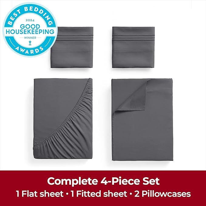 Mellanni Extra Deep King Sheets - Image 4