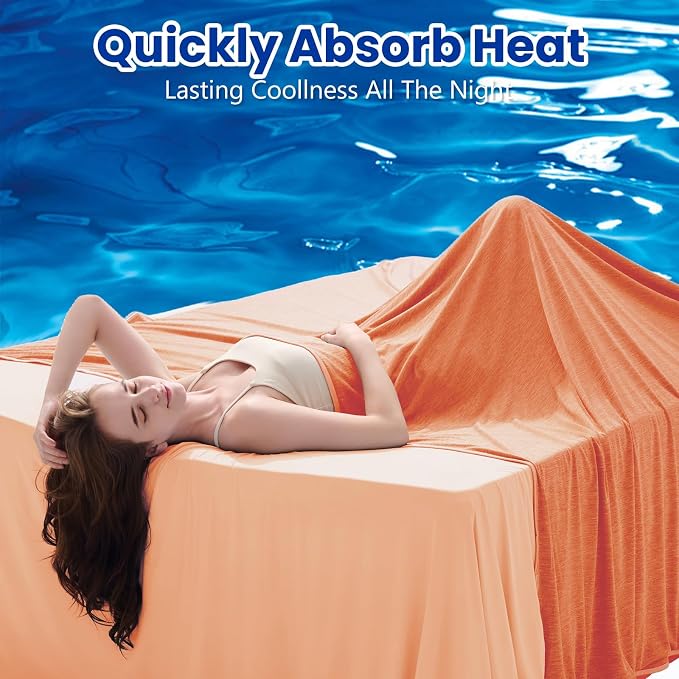 TOPCEE Cooling Blanketfor Night Sweats Absorbs Heat to Keep Adults, Children - Image 2