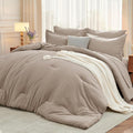 MUXHOMO 7 Pieces King Comforter Set, Soft Bed in a Bag King Size, All Season by MUXHOMO