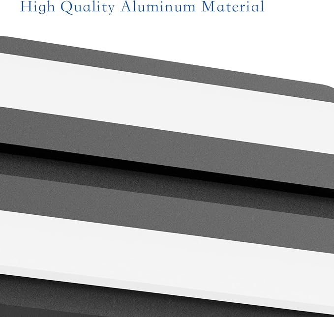 Ralbay Modern LED Black Vanity Light 24inch 24W Frosted Aluminum LED Matte - Image 6