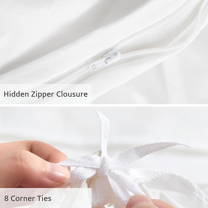 Oli Anderson White Duvet Cover King Size - Image 4