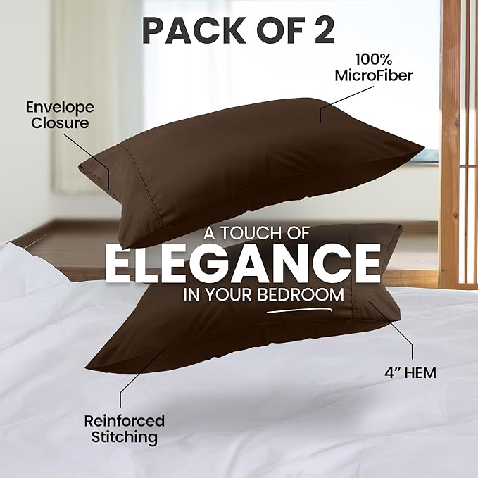 Utopia Bedding Pillow Cases Standard Size 2-Pack – Soft Brushed Microfiber – - Image 5