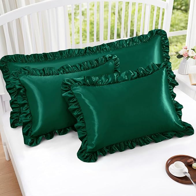 Homiest Ruffle Satin Pillowcase - Image 5