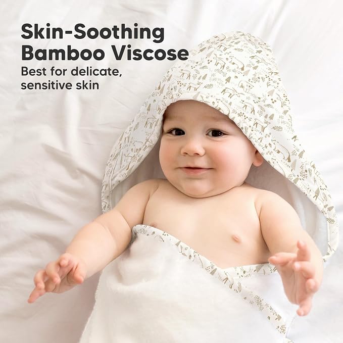 KeaBabies Hooded Baby Towel for Newborn - Image 3