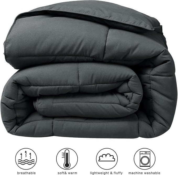 COHOME Oversized King Size Comforter, All-Season Quilted Down Alternative Duvet - Image 6