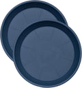 2 Pack of Plant Saucer 12 inch, 12 inch Plastic Plant Drip Trays, Heavy Duty by Unknown