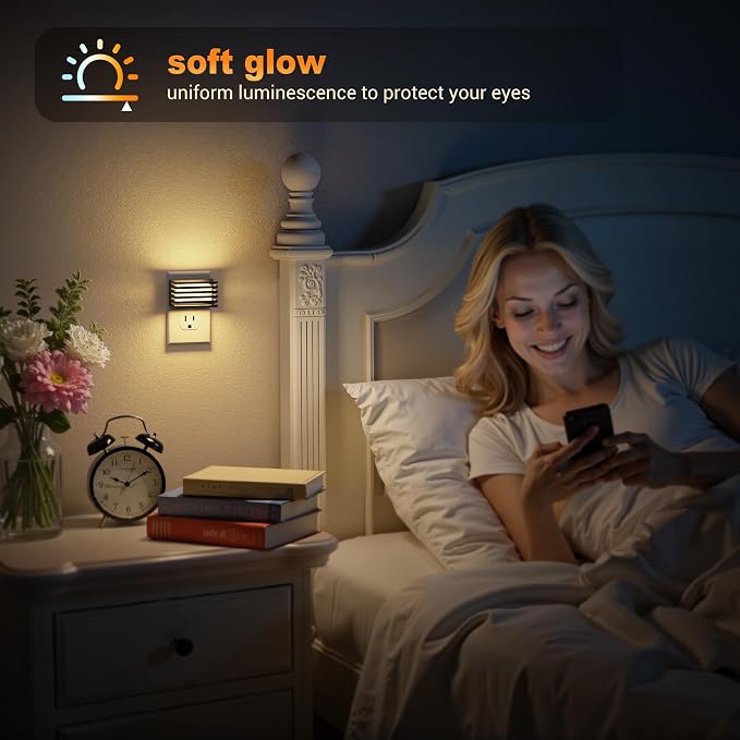 JandCase LED Night Light, Night Lights Plug into Wall - Image 5