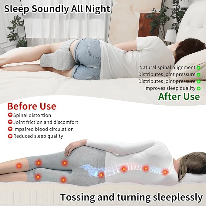 Pregnancy Knee Pillow for Side Sleepers - Image 5