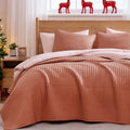 WRENSONGE Queen Quilt-3 Pieces Lightweight Autumn Leaf Fall Bedspreads Queen by WRENSONGE