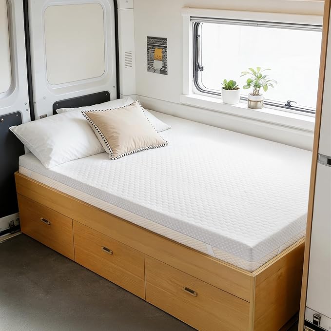 PERLECARE 3 Inch Mattress Topper Full XL by PERLECARE-Becausewecare%E2%80%A6