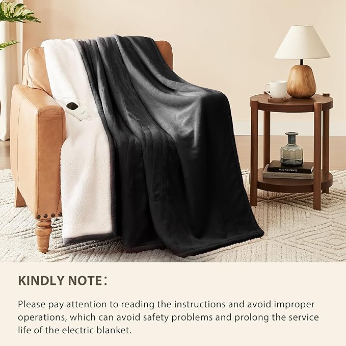 Homemate Heated Blanket Electric Throw - Image 6