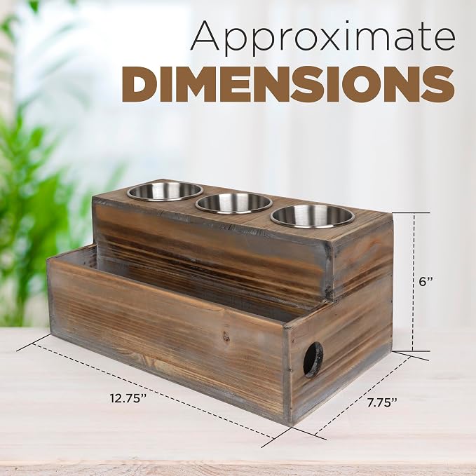 Besti Wooden Hair Dryer Holder – Hair Tools and Styling Supplies Organizer and - Image 4