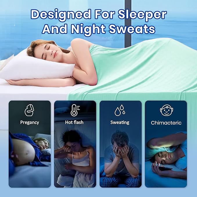 Topcee Cooling Blanket Queen Size- 90"x90" Summer Cooling Throw Blanket - Image 4