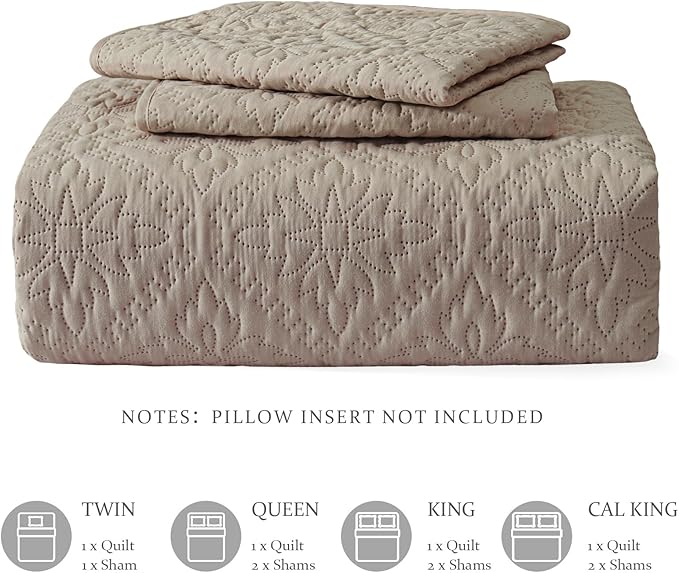 Exclusivo Mezcla Twin Quilt Bedding Set, Lightweight Soft Bedspreads Coverlets - Image 6