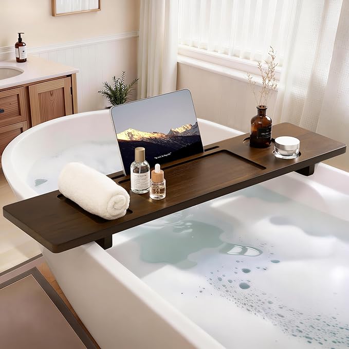Teak Bathtub Tray - Image 2