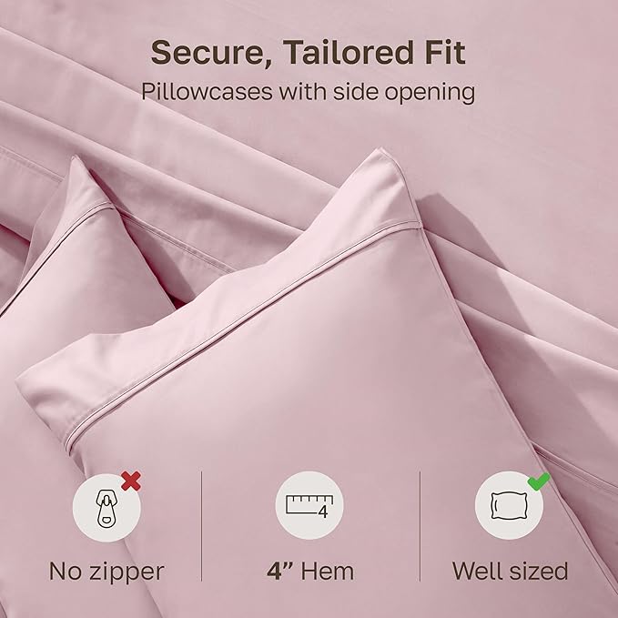 California Design Den Standard Queen Size Pillowcase Set - Image 4