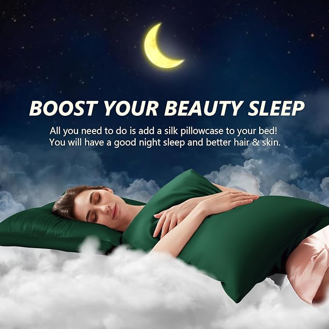 Silk Pillow Cases King Size 100% Mulberry Silk Pillowcase - Image 3