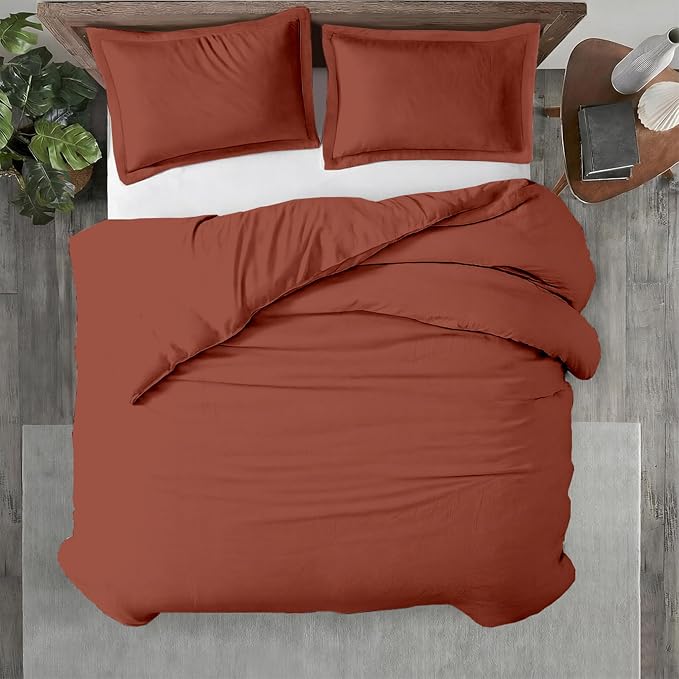 Kotton Culture 1 Pc 120" x 98" Duvet Cover Oversized King 100% Egyptian Cotton by KottonCulture