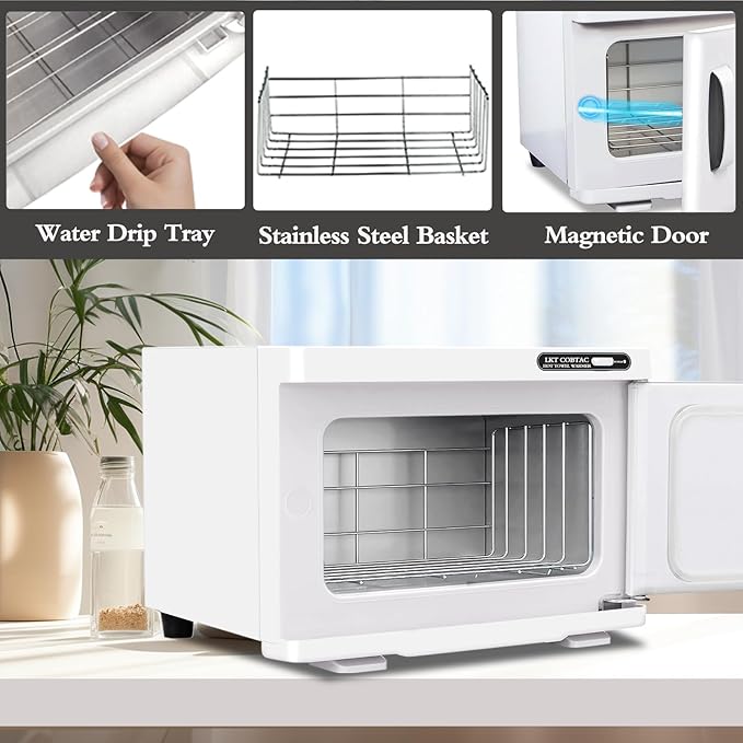 Hot Towel Warmer, 8L Towel Warmer Cabinet Medium Capacity Esthetician Warmer - Image 5
