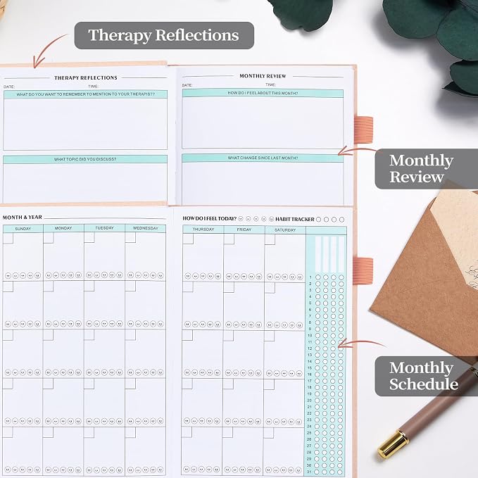5 MINUTES A DAY Mental Health Journal, Anxiety & Guided Journal - Image 4