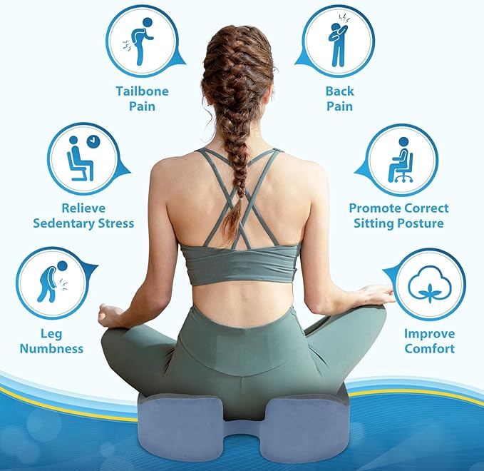 BlissTrends Seat Cushion, Thick Memory Foam Cushions - Image 2