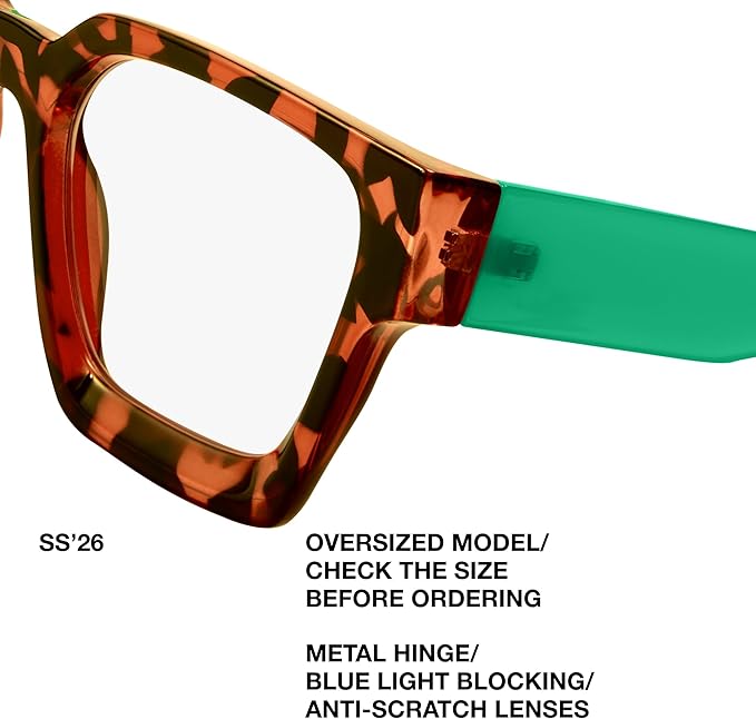 livho Oversized Eyewear Frame for Woman and Men - Image 3