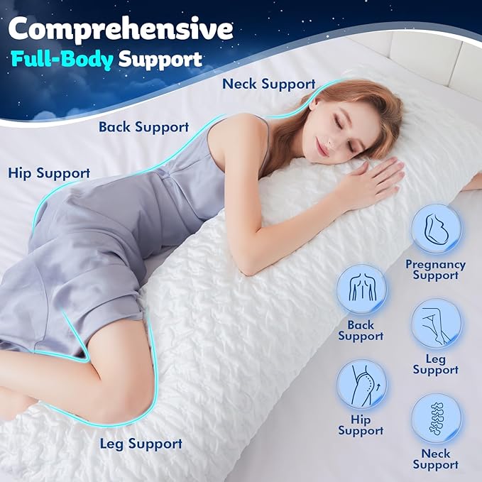 KUCEY Body Pillow for Side Sleeper - Image 2