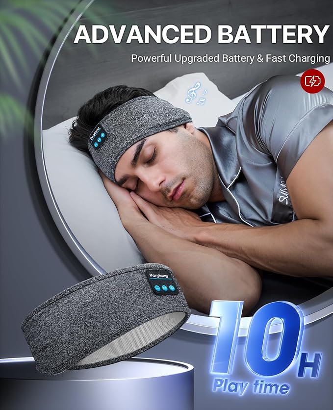 Perytong Sleep Headphones Wireless, Air Travel, Meditation - Image 6