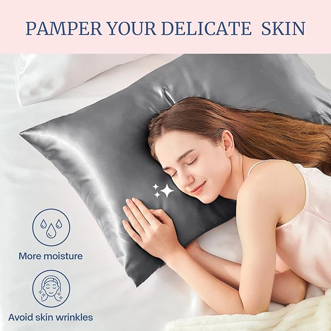 BEDELITE Satin Pillowcase for Hair and Skin, Super Soft Similar to Silk Pillow - Image 4
