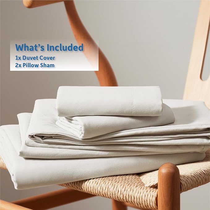 Nestl Off White Duvet Cover Queen Size - Image 9