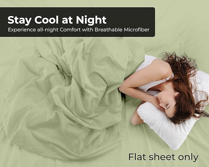 Royale Linens Twin XL Flat Sheet - Image 3