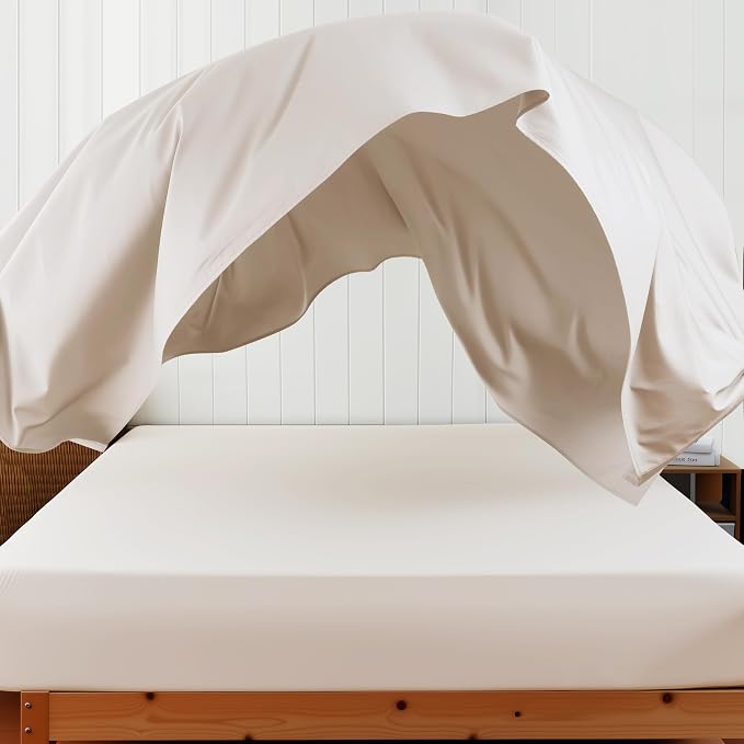 Cotton Flat Sheets Only, 600 TC 100% Cotton Flat Sheet Top Sheet Only, TwinXL - Image 9