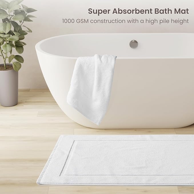 BIOWEAVES 100% Organic Cotton Bath Towel Set | 700 GSM Plush 7-Piece Premium - Image 3