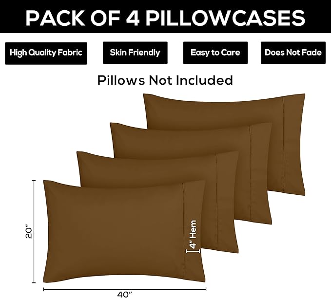 Utopia Bedding Queen Pillowcases - Image 3