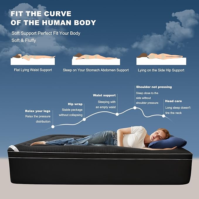BEDLORE Full Mattress Topper, Thick Pillow Top Pad - Image 3