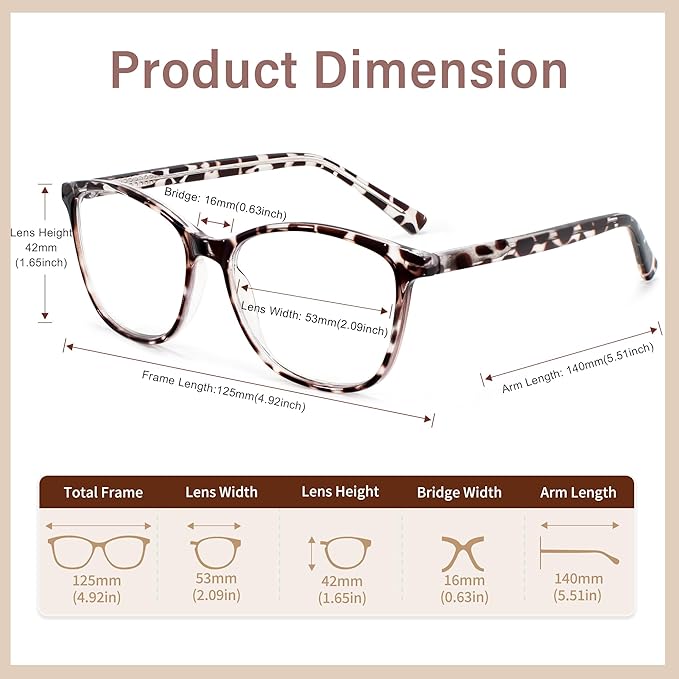Madison Avenue TR90 Blue Light Blocking Glasses Anti Eyestrain UV Glare Blue - Image 5