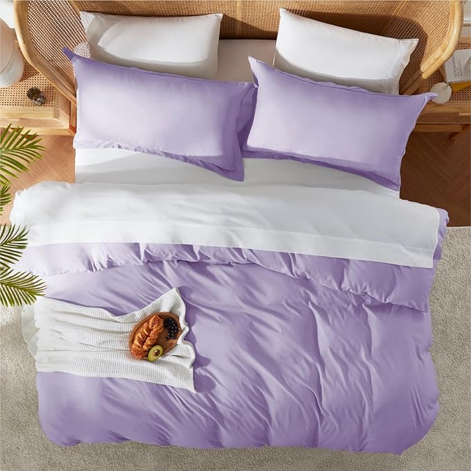 Nestl Lavender Duvet Cover Queen Size - Image 5