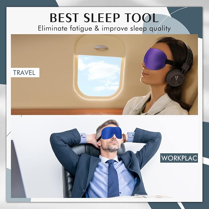Bonuci 12 Pack Sleep Mask Blackout 3D Eye Mask - Image 7