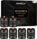 Mens Scented Candle Gift Set, 6 Pack Candles by Hanolly