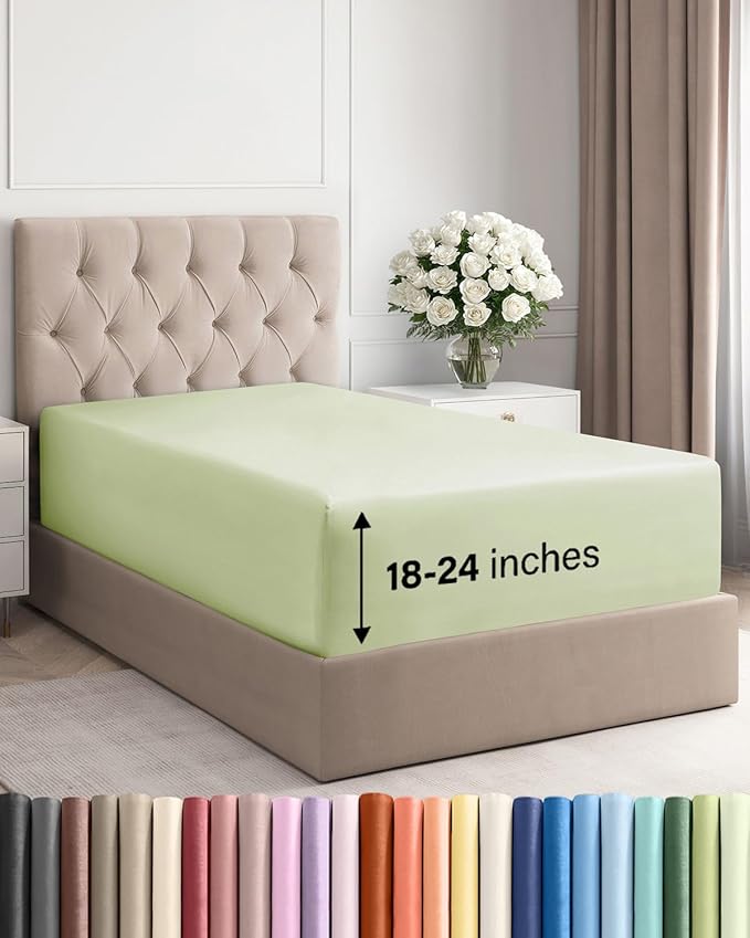 Extra Deep Twin XL Fitted Sheet by CGKUnlimited
