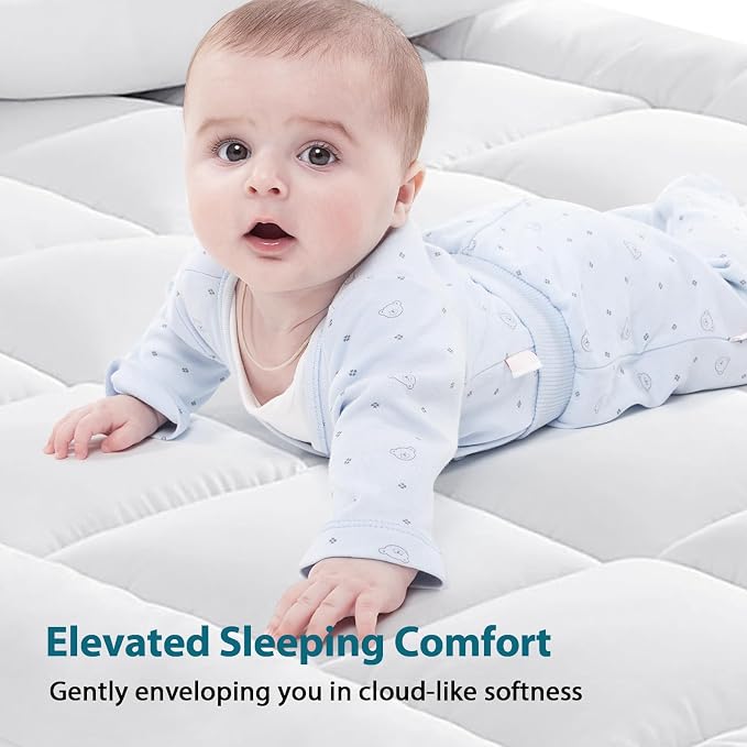 CYMULA Queen Mattress Topper for Back Pain - Image 8