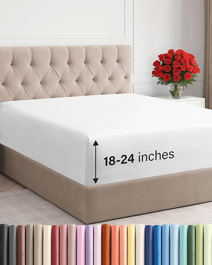Extra Deep Full Fitted Sheet by CGKUnlimited