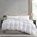 Nestl White Duvet Cover Queen Size by Nestl