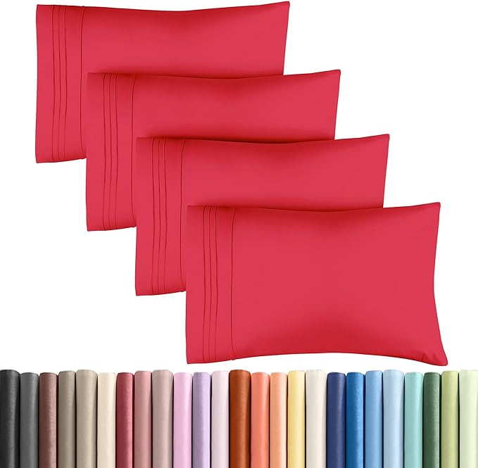CGK Unlimited King Size Microfiber Pillowcase Set, 4 Pieces by CGKUnlimited