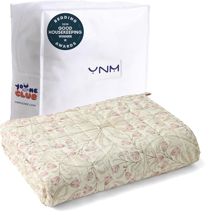 YnM King Size Linen Weighted Blanket by YNM