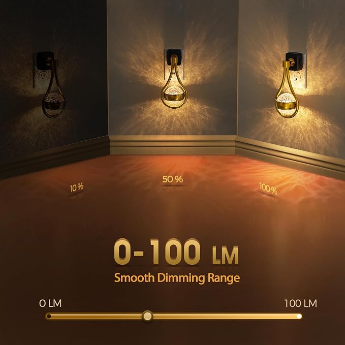 Briignite LED Night Lights Plug into Wall, 330° Rotating Night Light - Image 2